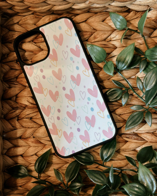 iPhone pink heart
