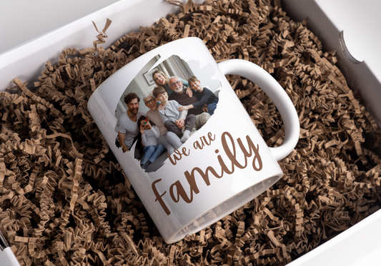 Ceramic mug designed for the family